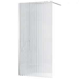 Zuhanyfal Walk-In Fly 100x195 króm kép