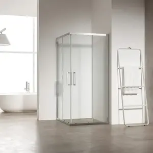 Zuhanykabin Atlas 90x90x210 króm kép