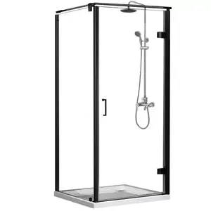 Zuhanykabin Maja 80X80X190 fekete profil kép