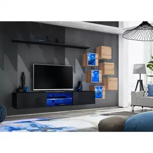 Nappali Bútor Switch Xxi Fekete kép