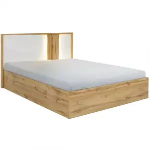 Ágy Wood 31 160X200 tároló nélkül fehér/wotan kép
