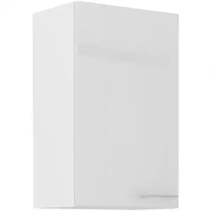 Konyhaszekrény Lara 45g-72 1f Mdf Fehér fényes kép