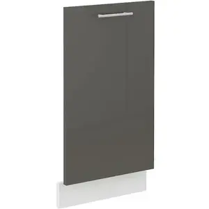 Konyhaszekrény Lara Zm.713x446 Mdf szürke fényes kép