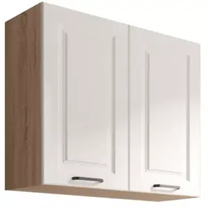 Konyhaszekrény Smart 43g Sonoma/fehér Mat kép