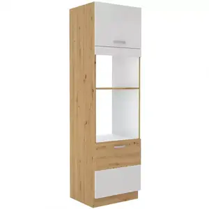 Konyhaszekrény Artisan fehér - fényes 60dpm-210 2f kép
