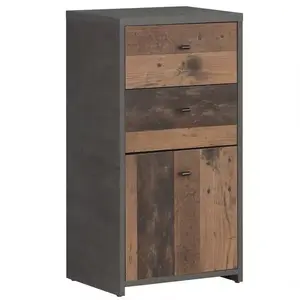 Komód Best Chest Old Wood Vin/Konkrét kép
