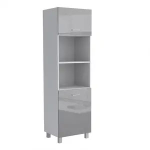 Konyhaszekrény Lucjan 60KPM 2F 2100 LUX szürke kép