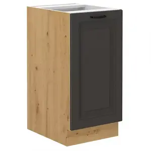 Konyhaszekrény STILO grafit mat/artisan 40d 1f bb kép