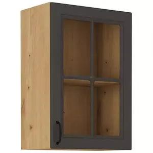 Konyhaszekrény STILO grafit mat/artisan 40gs-72 1f kép