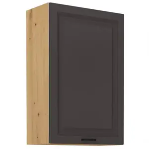 Konyhaszekrény STILO grafit mat/artisan 60g-90 1f kép