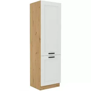 Konyhaszekrény LUNA fehér mat/artisan 60lo-210 2f kép