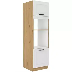 Konyhaszekrény LUNA fehér mat/artisan 60dmp-210 2f kép