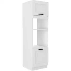 Konyhaszekrény LUNA fehér mat/fehér 60dmp-210 2f kép