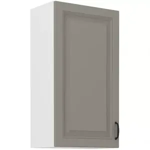 Konyhaszekrény Stilo claygrey/fehér 50g/90 1f kép