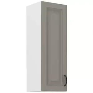 Konyhaszekrény Stilo claygrey/fehér 30g/90 1f kép