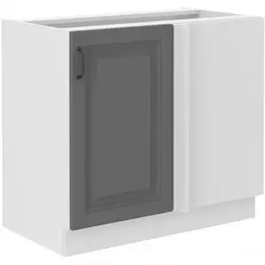 Konyhaszekrény Stilo dustgrey/fehér 105 nd 1f bb kép