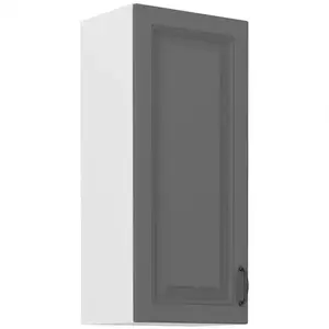 Konyhaszekrény Stilo dustgrey/fehér 40g/90 1f kép