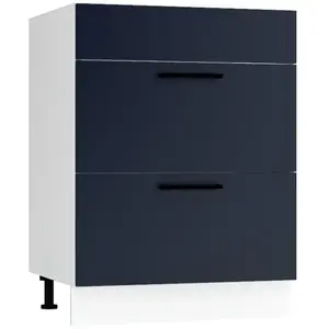 Konyhaszekrény Max D60pc S/2 Zasl sötétkék kép