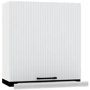 Konyhaszekrény Kate w60/68 slim pl csuklyás ezüst kép