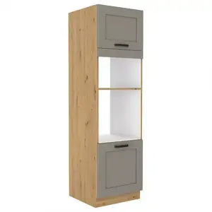 Konyhaszekrény Luna claygrey/artisan 60DMP-210 2F kép