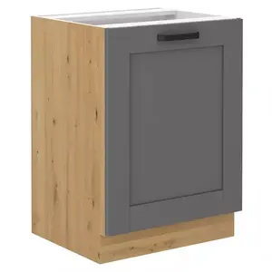 Konyhaszekrény Luna dustgrey/artisan 60D 1F BB kép