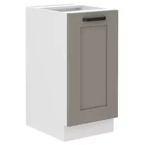 Konyhaszekrény Luna claygrey/fehér 40D 1F BB kép