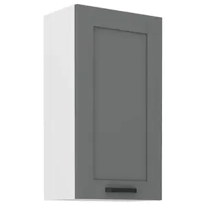 Konyhaszekrény Luna dustgrey/fehér 50G-90 1F kép
