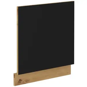 Konyhaszekrény Modena zm 570x596 fekete/artisan tölgy kép