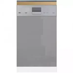 Konyhaszekrény Gardena d45fzn mosogatógép ajtaja 570 X 446 szürke kép