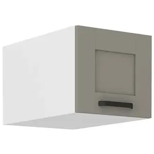 Konyhaszekrény Luna claygrey/fehér 40 Nagu-36 1F kép