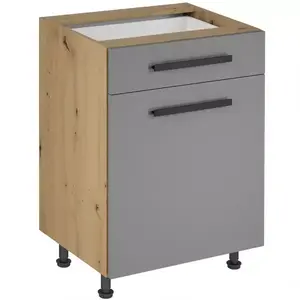 Konyhaszekrény Langen D60S1 fogantyú beige kép