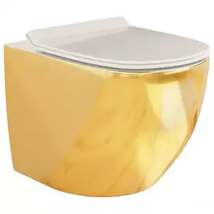WC csésze Alice II Slim gold/white kép