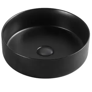 Mosdókagyló lapon Marubo-Aruba black mat kép
