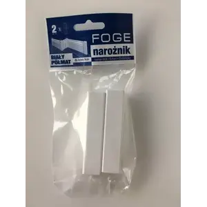 Univerzális sarok Foge 80 fehér fél matt 2db kép