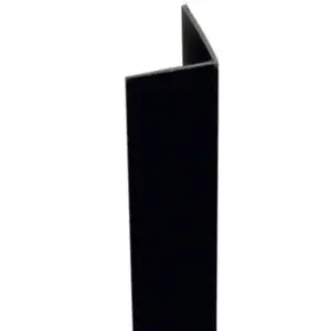Sarokprofil öntapadós pvc fekete 19.5x19.5x1000 kép