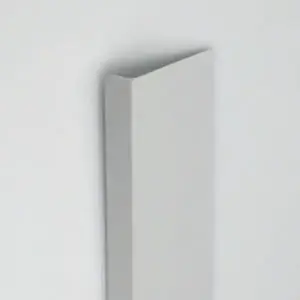Sarokprofil pvc világos szürke szatén 20x25x1000 kép