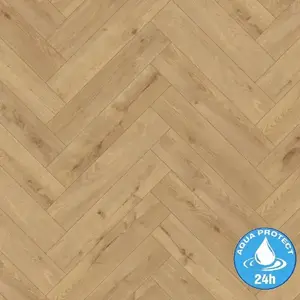 Laminált padló vízálló Tölgy Extreme 8mm AC5 Herringbone K326 kép