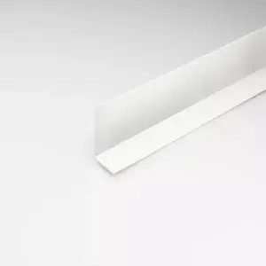 Szögprofil fehér szatén 10x10x1000 kép