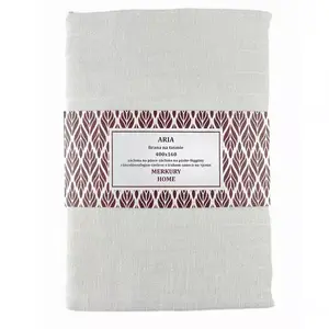 Függöny szalagon ARIA poliészter ekrü 400x160 Merkury Home kép