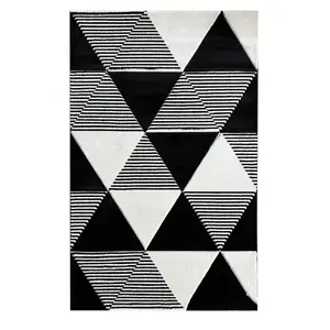 Szőnyeg Modern 1, 6/2, 3 E781A fekete kép