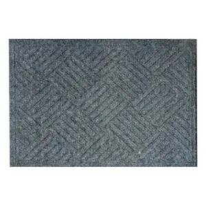 Lábtörlő Geometria K-501-1 40x60 cm szürke kép