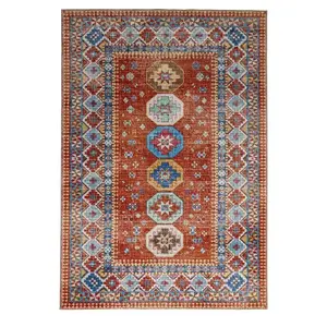 Szőnyeg Chenile Print Rug 0, 8/1, 5 RS2549PT-3 piros kép