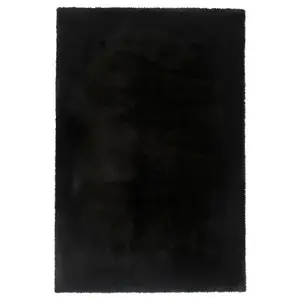 Szőnyeg Shaggy Teddy Rug 1, 6/2, 3 fekete kép