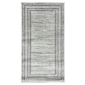 Szőnyeg Shimmer 0, 8/1, 5 0k388a Rgb fehér/ezüstszínű kép