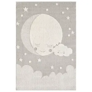 Szőnyeg Art Kids 1, 6/2, 3 FR0134 bézs/fehér kép