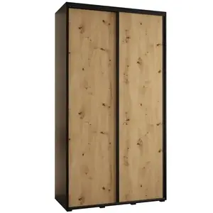 Szekrény 45 Canaris 1 140 fekete/artisan/fekete kép