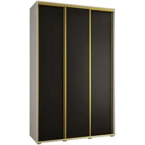 Szekrény 45 Canaris 1 150 fehér/fekete/gold kép