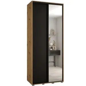 Szekrény 45 Canaris 3 100 artisan/fekete/fekete kép
