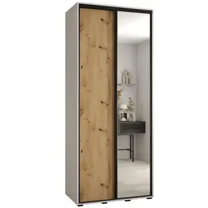 Szekrény 45 Canaris 3 110 fehér/artisan/fekete kép