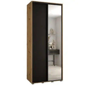 Szekrény 45 Canaris 3 140 artisan/fekete/fekete kép